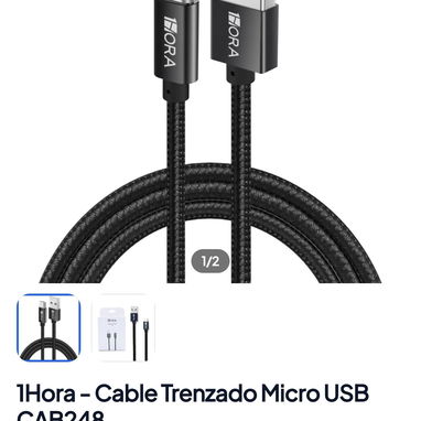 🔌⚡ ¡Cables de Carga V8, tipoC y para IPhone! ⚡📱 🌐 Carga estándar y carga rápida - Img 125941215