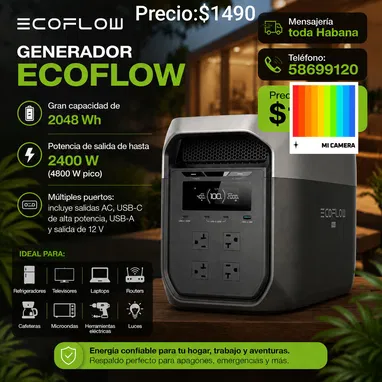 EcoFlow Deltas , Bluett, Anker e Ventilador Recargable - Img 128042783