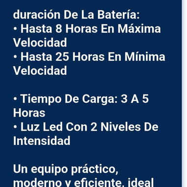 Ventilador Recargable de pie EKO - Img 126355360