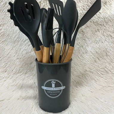 Set de utensilios de silicona (11 piezas(UH) - 6/6