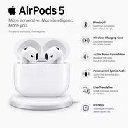 🎧🍎AUDÍFONOS APPLE AIRPODS 5. Lo último de Apple - Img 57991218