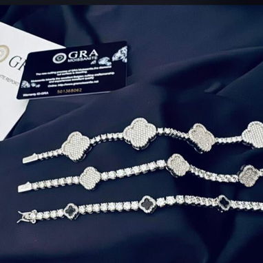💎✨Manillas Moissanita y Plata 925 ✨💎 - Img 122730016