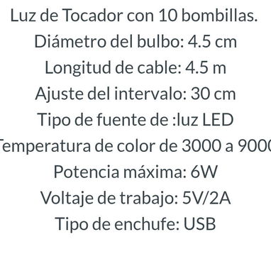 Luces de espejo de tocador - 2/2