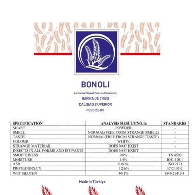 HARINA IMPORTADA BONOLI 🇹🇷 — 25 KG - 3/3