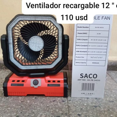 Ventiladores recargables de varios tipos y en oferta - 10/10
