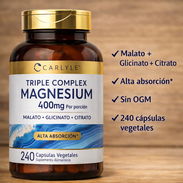 🌿 Saluda desde La Habana al poder del Magnesio Carlyle Triple Complex 240 TAB 🌿 27$ - Img 55857649