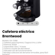 Cafetera eléctrica Brentwood. Cafetera para Espresso, Cappuccino y Latte - Img 57351950
