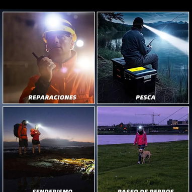 Lámpara de Cabezas Recargable - Img 116906698