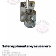🧂 ¡Set Salero, Pimentero y Azucarero - Con Base y Servilletero! - 2.700 MN - Img 55855080