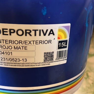 PINTURA TRANSITABLE PARA SUELO, BOTE DE 15L MARCA ARCO IRIS - Img 102930616