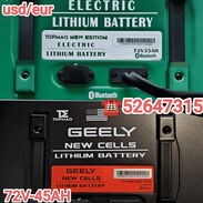 Baterías de Litio TOPMAQ 72V-35AH y 72V-45AH (GEELY), BMS SMART Y BLUETOOTH. - Img 45623266
