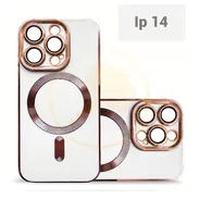 Cover Iphone 14 TPU Todo Color Con Cámaras Protegidas Clm03 Blanco - Img 52923848