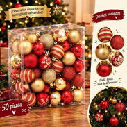 Set de 50 bolas para arbolito de navidad (g2) - Img 58014534