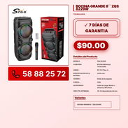 BOCINA GRANDE 8´´ ZQS 8229W VPT -0289 - Img 57839744