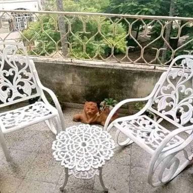 Juego de sillones de aluminio fundido - Img 123543094