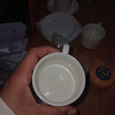 Tazas 4 Piezas Con Organizador Cerámica Acero, Set 4 Tazas Organizador Blanco Cerámica 30cm Altura VPT# - 9/10