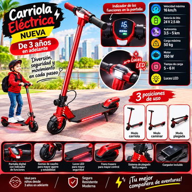 Carriolas eléctricas para niños ( hasta 50kg) 275usd - 2/3