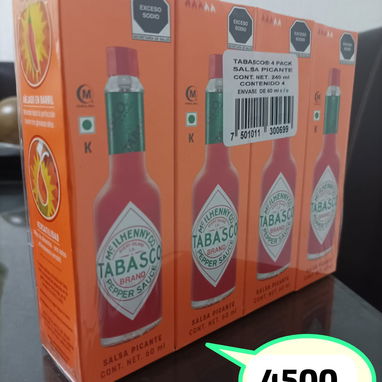 SALSAS INGLESA TABASCO Y HABANERO AL WHATSAPP - Img 123337470