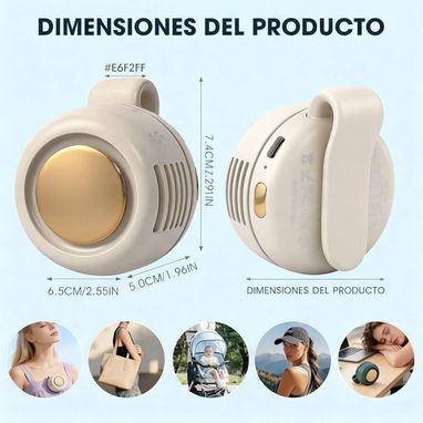 Ventilador portátil con clip - 4/8