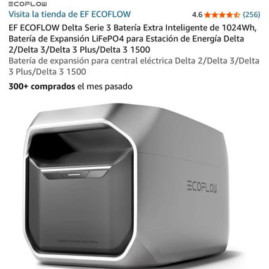 Batería extra ecoflow delta 3 y 2 1024w - 2/2