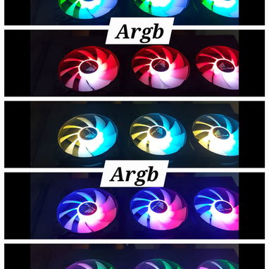 🔥Fanes de 120mm ARGB con mensajería 🏍libre de costo para Playa y Vedado WhatsApp 53880426 - Img 119174723