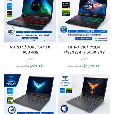 Laptops Gaming y Profesionales en La Habana — Ver Catálogo - 2/2