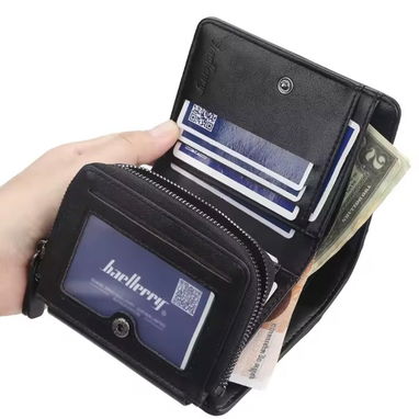 Billeteras de hombre de zipper, compactas - 10/10