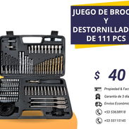 Juego de Brocas y Destornilladores 111 piezas - Img 57942472