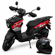 MOTOR ACORAZADA 150 CC + CASCO INTEGRAL DE FIBRA DE CARBONO - Img 55752436