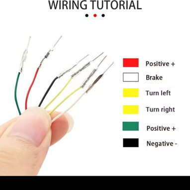 Aleron trasero color fibra de carbono bello con tira LED incluída luz secuencial intermitente, estacionamiento, luz posi - Img 113948570