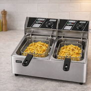 90 usd 🍟*Freidora Doble de Aceite BossTech*🍟 12LITROS 5000w - Img 55537505