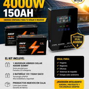 Kit solar 4000w x150ah - Img 55719624