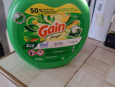 Pote grande de 60 cápsulas de detergente Gain - Img main-image