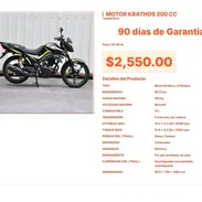 KRATHOS 200 CC Pro: Moto de 15 Litros con Torque de 13.5 Nm Real VPT#-0357 - Img 55667585