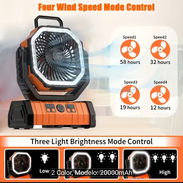 Ventilador recargable F6 20 mil mAh 🌀.. Centro Habana - Img 54990959