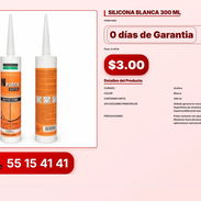 SILICONA BLANCA 300 ML VPT-0260 - Img 56216468