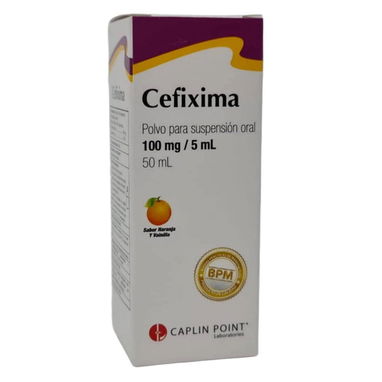 Cefixima En suspension Sabor a Naranja importada - Img 116651307