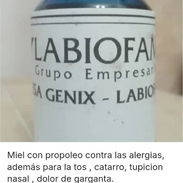 Miel con propoleo: Tos catarro, aumentar la hemoglobina, evita la anemia, antialergico, tupicion nasal, dolor de gargant - Img 54685984