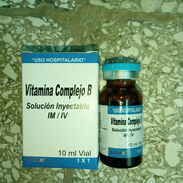 Complejo vitaminico B1 B2 B6 y B12 inyectable (1bulbo trae para 10 dosis) es importado 52598572 - Img 43381978