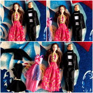 Barbie + Ken pareja + ropa extra - Img 56527303