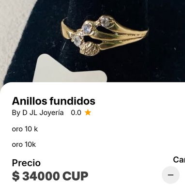 ANILLOS DE ORO 10K (100% ORIGINALES) - Img 126087455