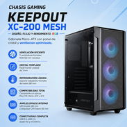Chasis Gaming KeepOut XC-200 MESH RGB 🎮 🏠 85 USD - Img 56627687