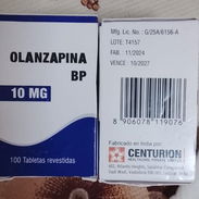 Olanzapina pomo de 100 tabletas 10 mg - Img 56990007