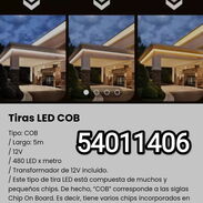 !!!Tiras LED COB Tipo: COB  / Largo: 5m/ 12V!!! - Img 45467495