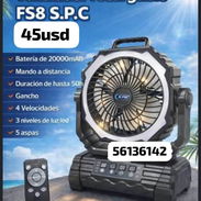 ‼️Ventilador Recargable F6 SPC ‼️ - Img 57940935