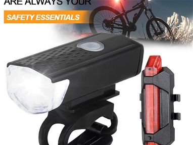Vendo Kit de luces LED p / bicicletas USB delanteras y trasera  -52583421 o  54704580 - Img main-image