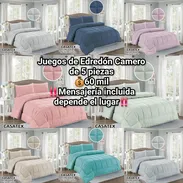 🔖Juegos de Edredón Camero, Queen y King de 3 y 5 piezas - Img 55381315