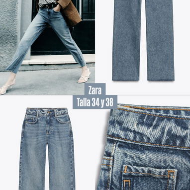 Jeans/Pantalones de Mezclilla de mujer Zara,Stradivarius y más - 3/10