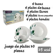 Platos. Vasos. Jarra. Tazas. Espumadera - Img 54469634