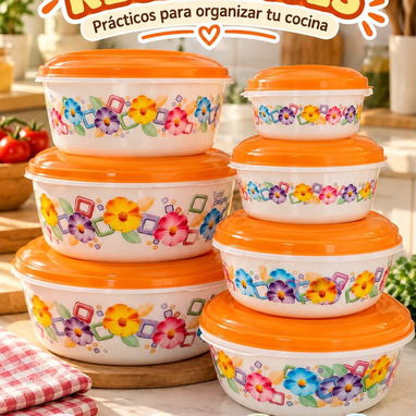 Set de 7 pozuelos plásticos en 4500 cup - 2/2